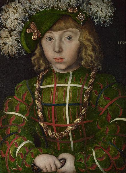 Lucas Cranach Portrait of Johann Friedrich the Magnanimous